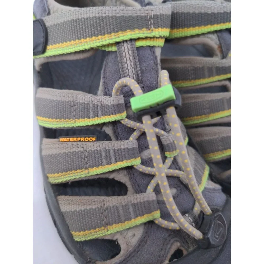 Keen Newport H2 Sport Sandal Water Shoes Big Kids 4 Womens‎ 6 Gray Green Active
